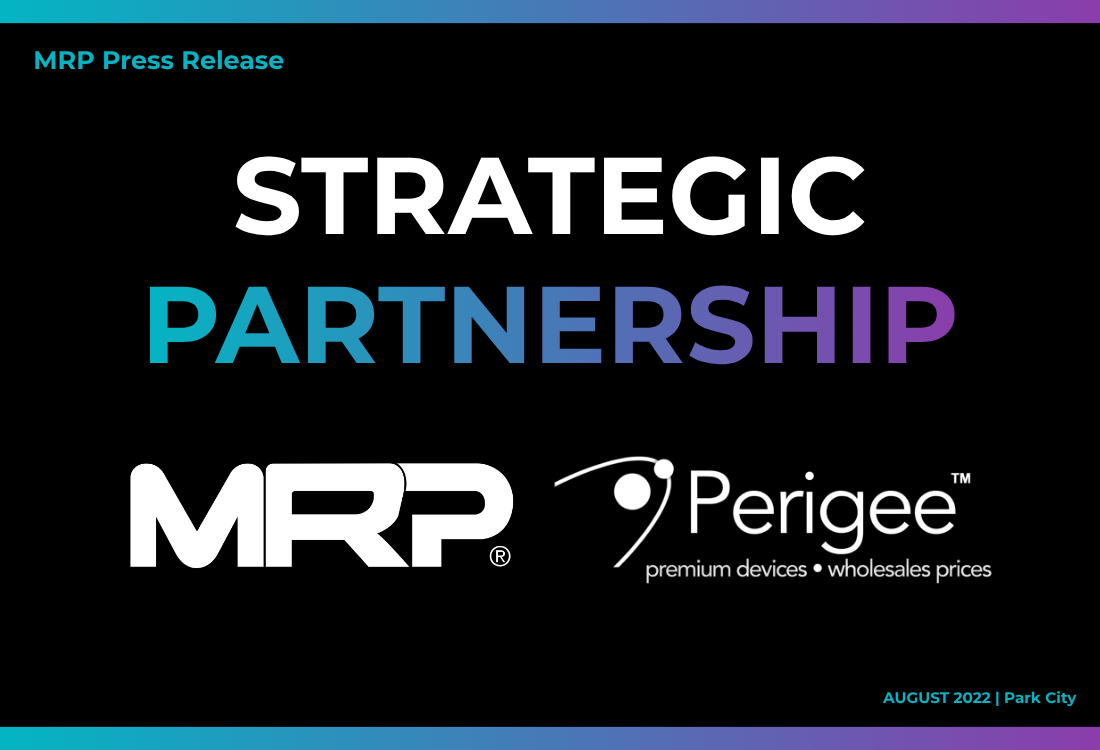 MRP Partners with Perigee Medical to Expand Service and Support