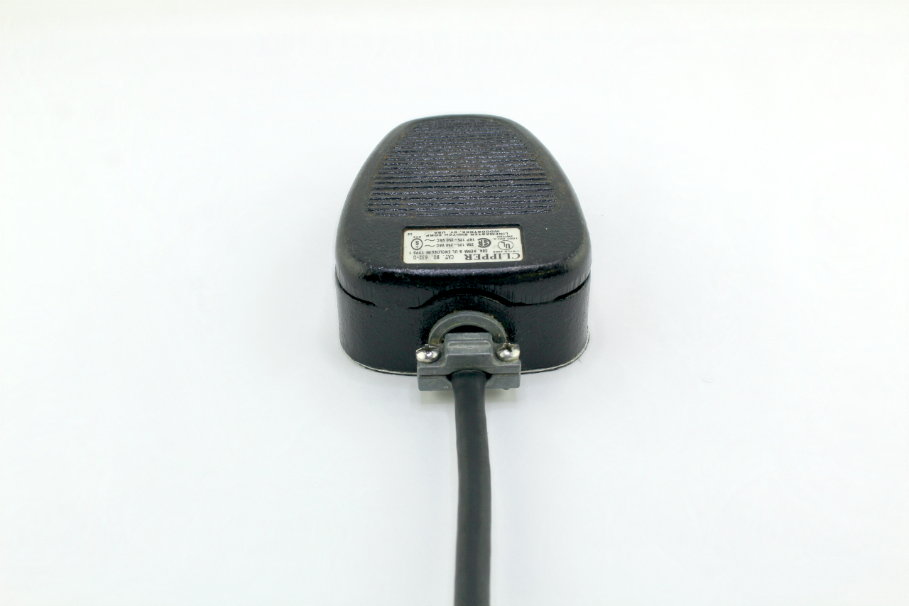 CLIPPER 15A 250V Outlet Style Plug Electric Foot Pedal Switch Footswitch