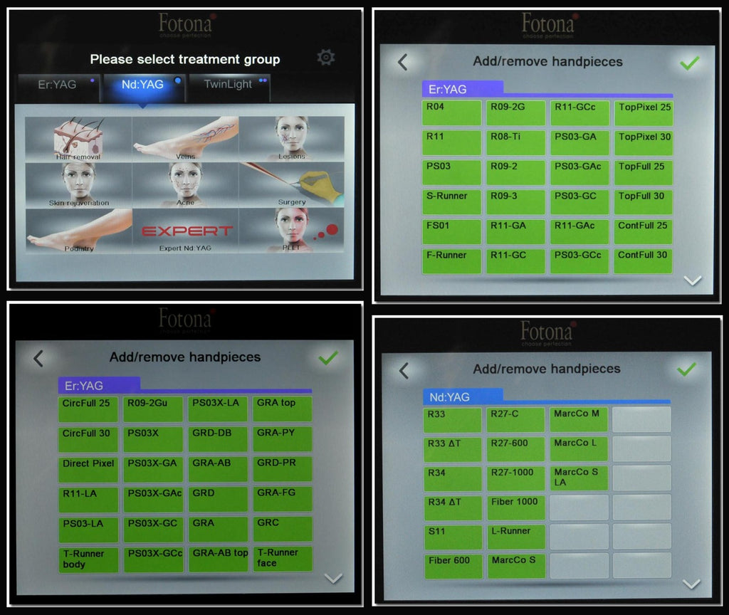 2015 Fotona SP Dynamis Plus Skin Acne Scar Nd:YAG Laser System M021-4AF/3