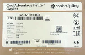 Zeltiq CoolSculpting BRZ-LN1-140-008 Cool ADVANTAGE PETITE Gaskets 8PK 2021 OPEN