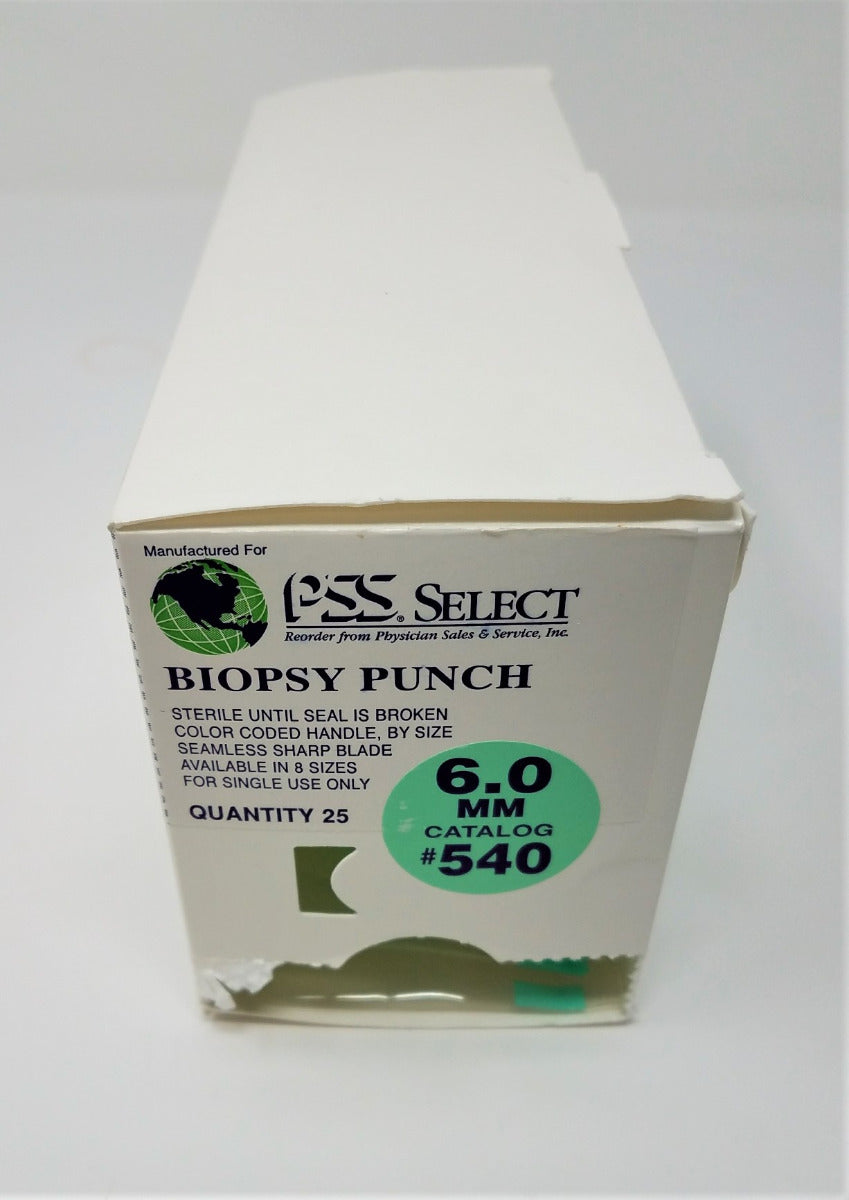 Biopsy Punch 6mm Dermal Disposable Punch Biopunch Fray Products Lot of 8