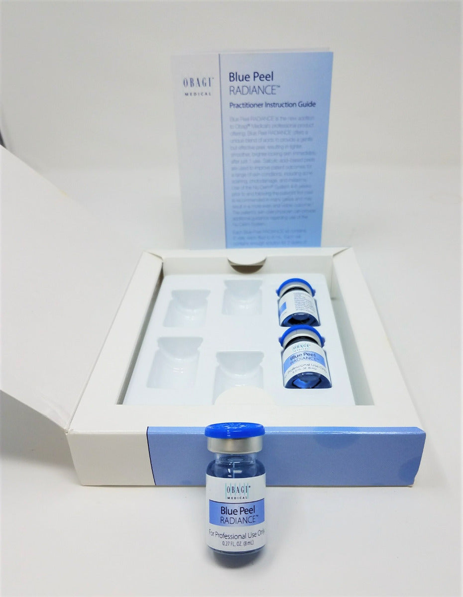 Obagi Medical Blue Peel Radiance Lot of 3 Skincare Nu-Derm System Tighter Skin