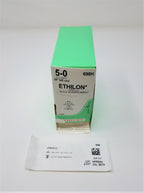 Ethicon 698 Ethicon Nylon Non-Absorbable Suture P-3 Needle 18" Black ETHILON