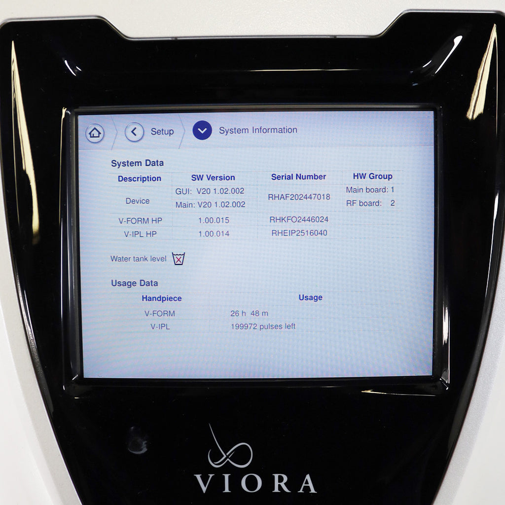 2021 Viora V20 IPL RadioFrequency Skin Tightening Acne Hair Removal Lesions RF