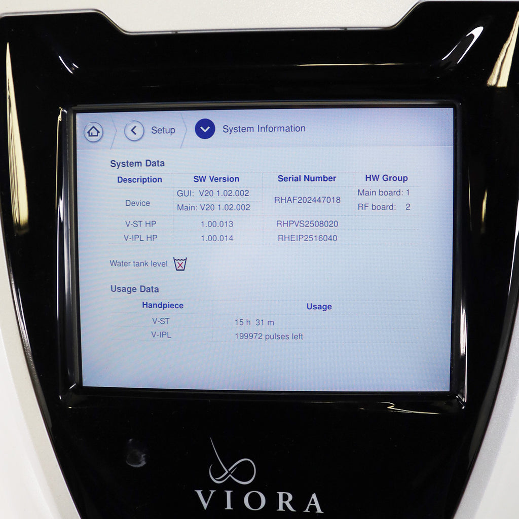 2021 Viora V20 IPL RadioFrequency Skin Tightening Acne Hair Removal Lesions RF