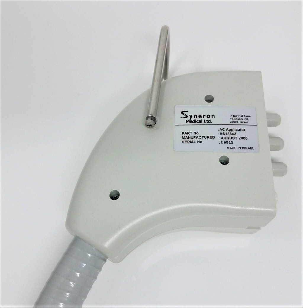 Elos AC Candela Syneron Handpiece Laser Hair Removal Applicator Low Pulse Count