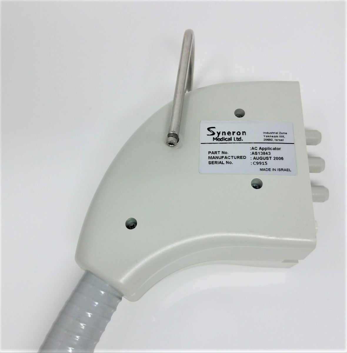 Elos AC Candela Syneron Handpiece Laser Hair Removal Applicator Low Pulse Count