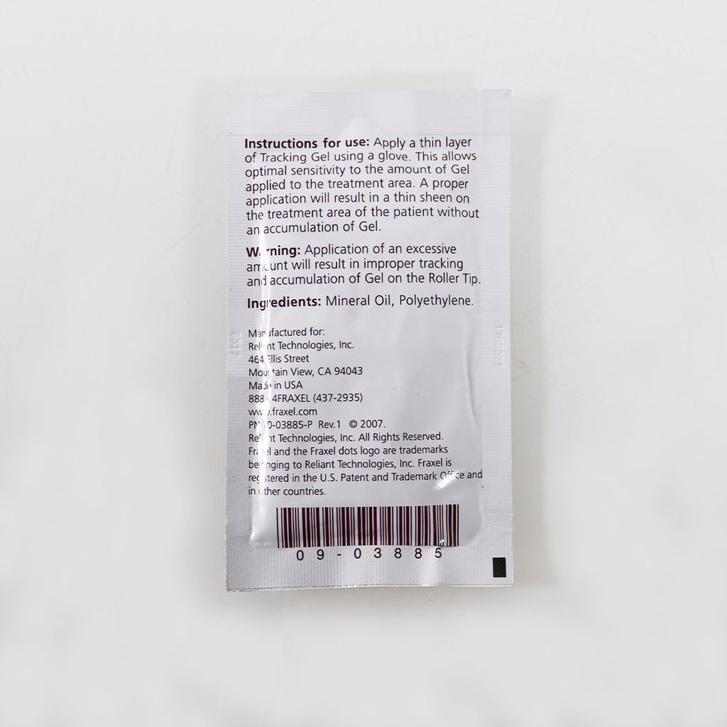 Fraxel Laser Patient Treatment Tracking Gel (0.7 Fl Oz) Packet 10-03885-P x1 Pc