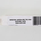 Saphire Cynosure Laser Optics .625 585nm 755nm 1064nm Coated Windows II-VI x10Pc