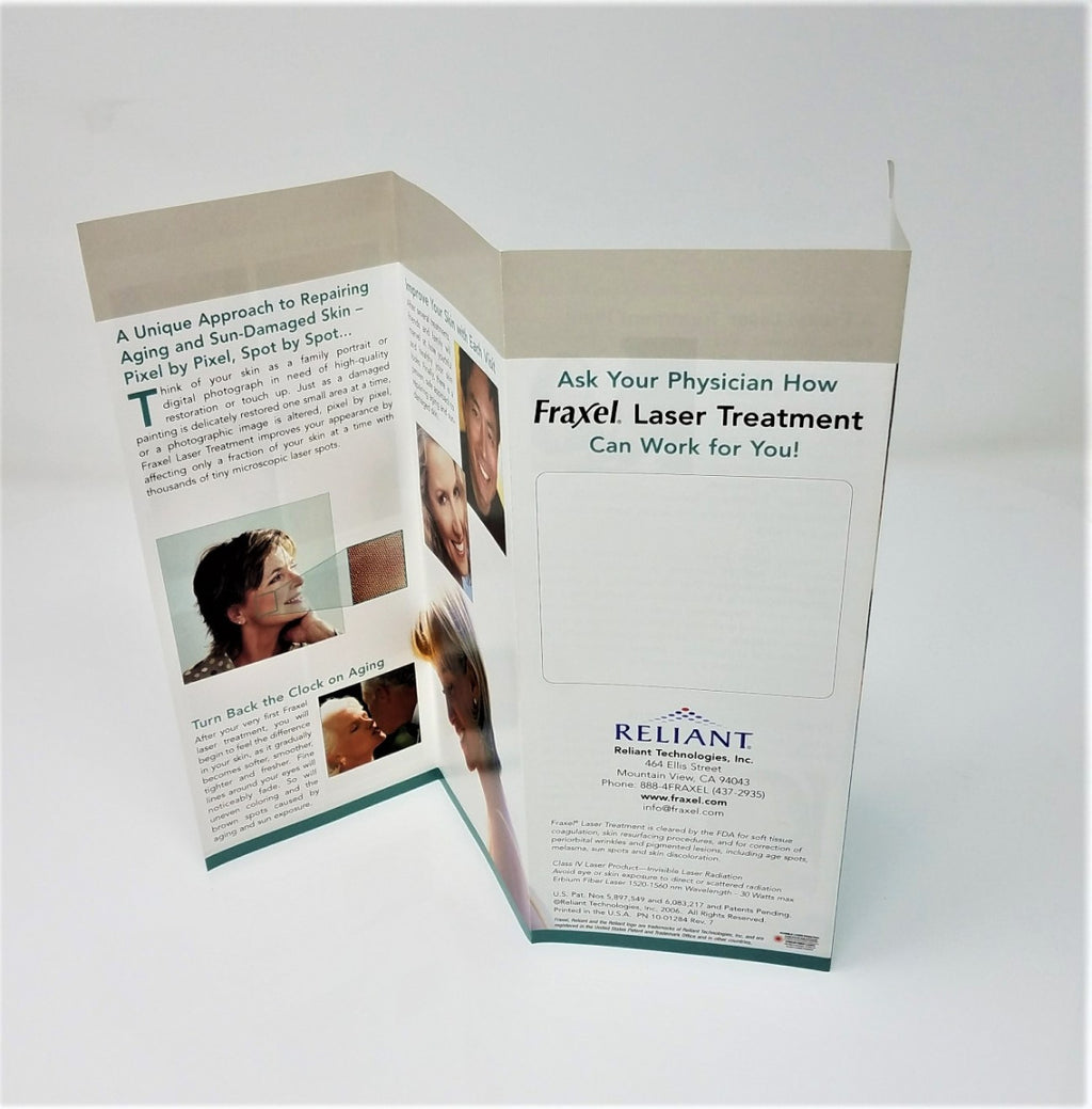 Fraxel Laser Treatment Brochures Patient Information Pamphlet Lot of 13 Packs