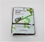 Elishacoy Skin Repair Snail Face Mask Eco Pure Re-Generation 10-Pk Beauty Supply