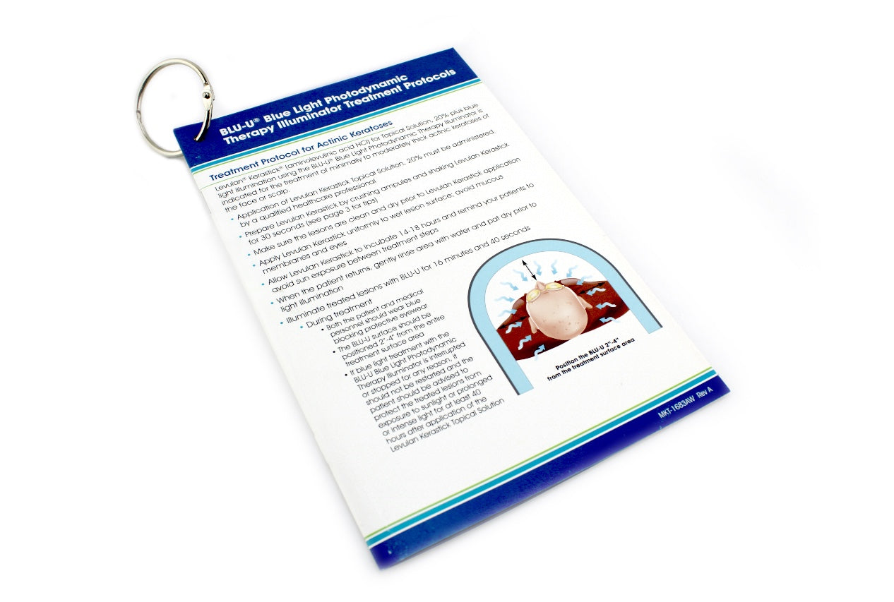 BLU-U Blue Light Photodynamic Therapy Illuminator Treatment Protocols