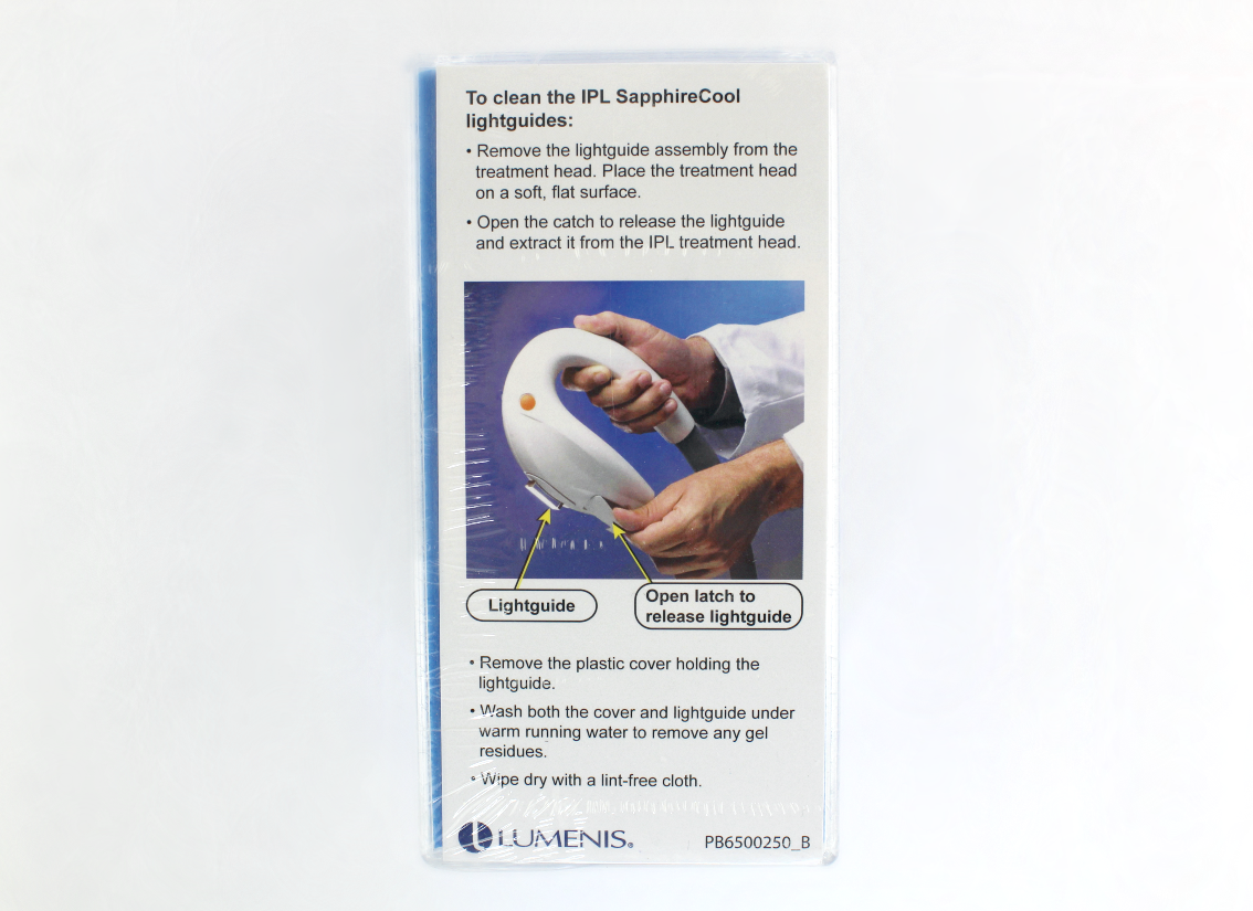Lumenis Lume One Universal IPL Small SapphireCool Light Guide 8x15 KT6798000