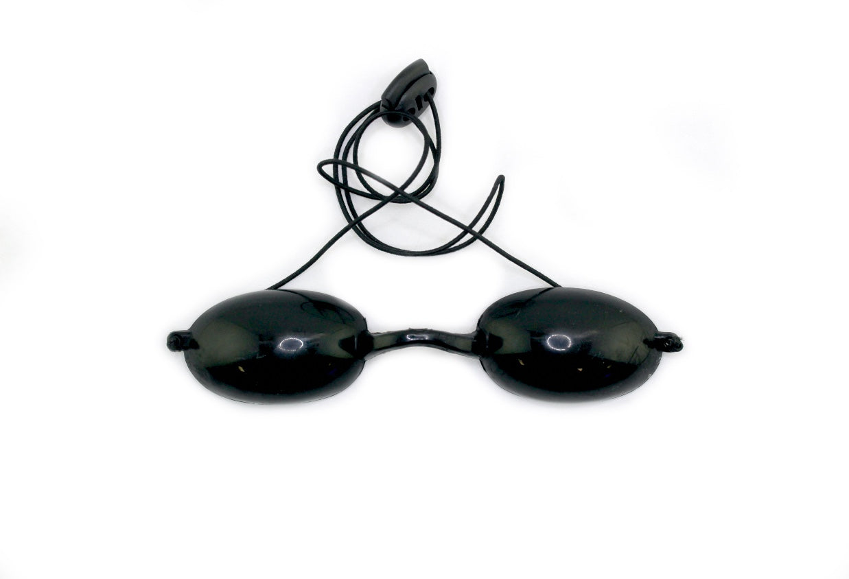 Laser IPL Patient Eye Shield Safety Eyewear Silicone Blackout Goggle Glasses
