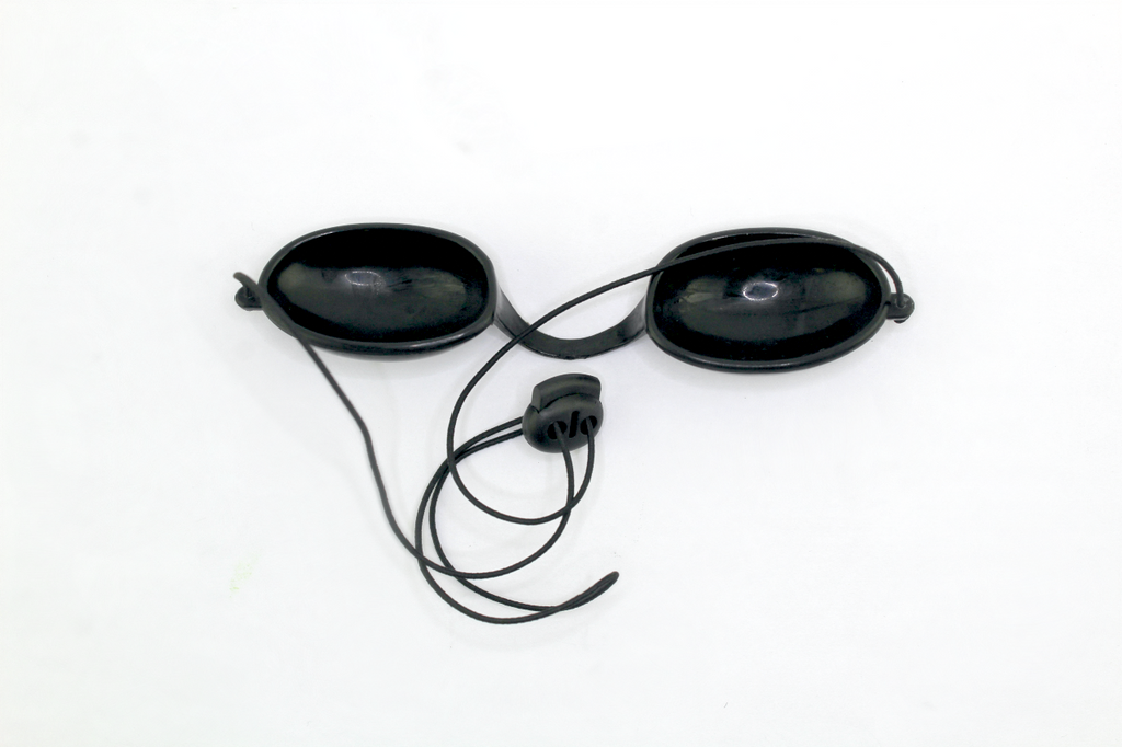 Laser IPL Patient Eye Shield Safety Eyewear Silicone Blackout Goggle Glasses