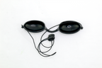 Laser IPL Patient Eye Shield Safety Eyewear Silicone Blackout Goggle Glasses