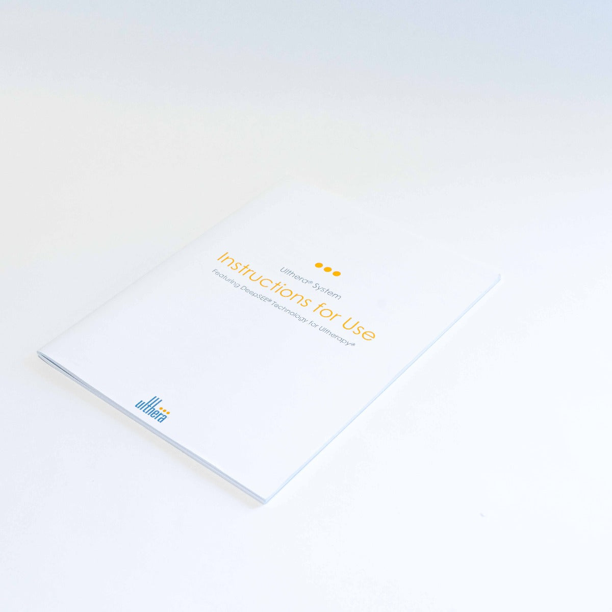 Ulthera Ultherapy - Instructions for Use - Featuring DeepSEE Technology