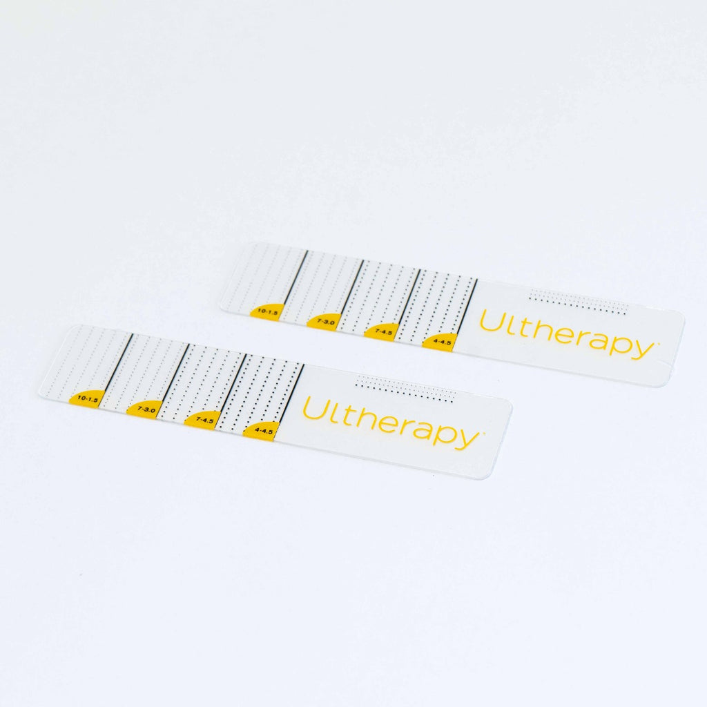 Ulthera Ultherapy Skin Tightening Treatment Planning Card 3mm *LOT OF 2*