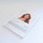 Ulthera Ultherapy Aesthetic Care Plan Tear Sheet - Patient Information Form