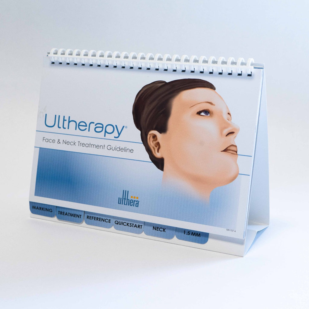 Ulthera Ultherapy Face & Neck Treatment Guideline Prop up Patient information