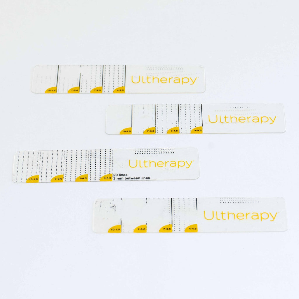 Ulthera Ultherapy Skin Tightening Treatment Planning Card 3mm *LOT OF 4*