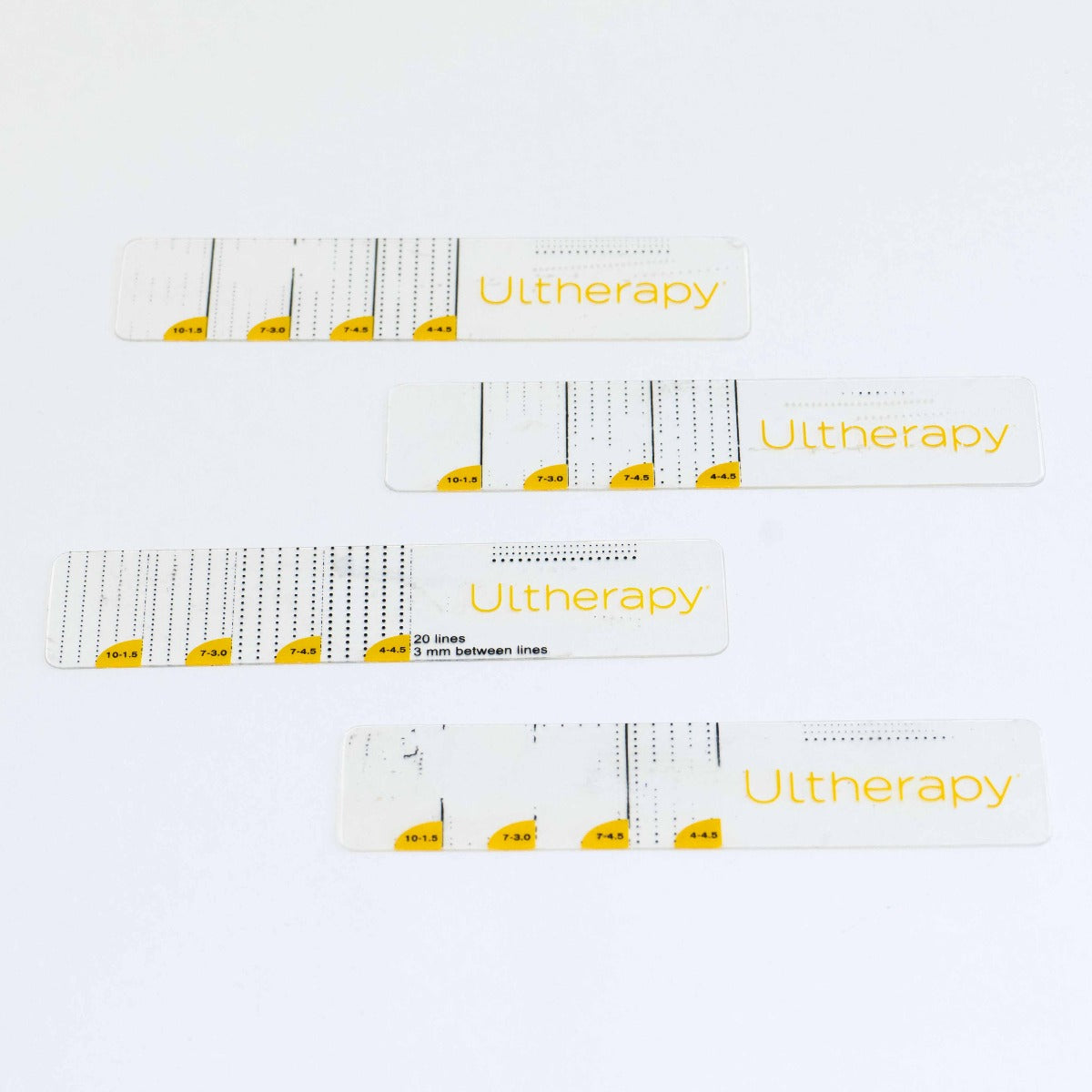 Ulthera Ultherapy Skin Tightening Treatment Planning Card 3mm *LOT OF 4*