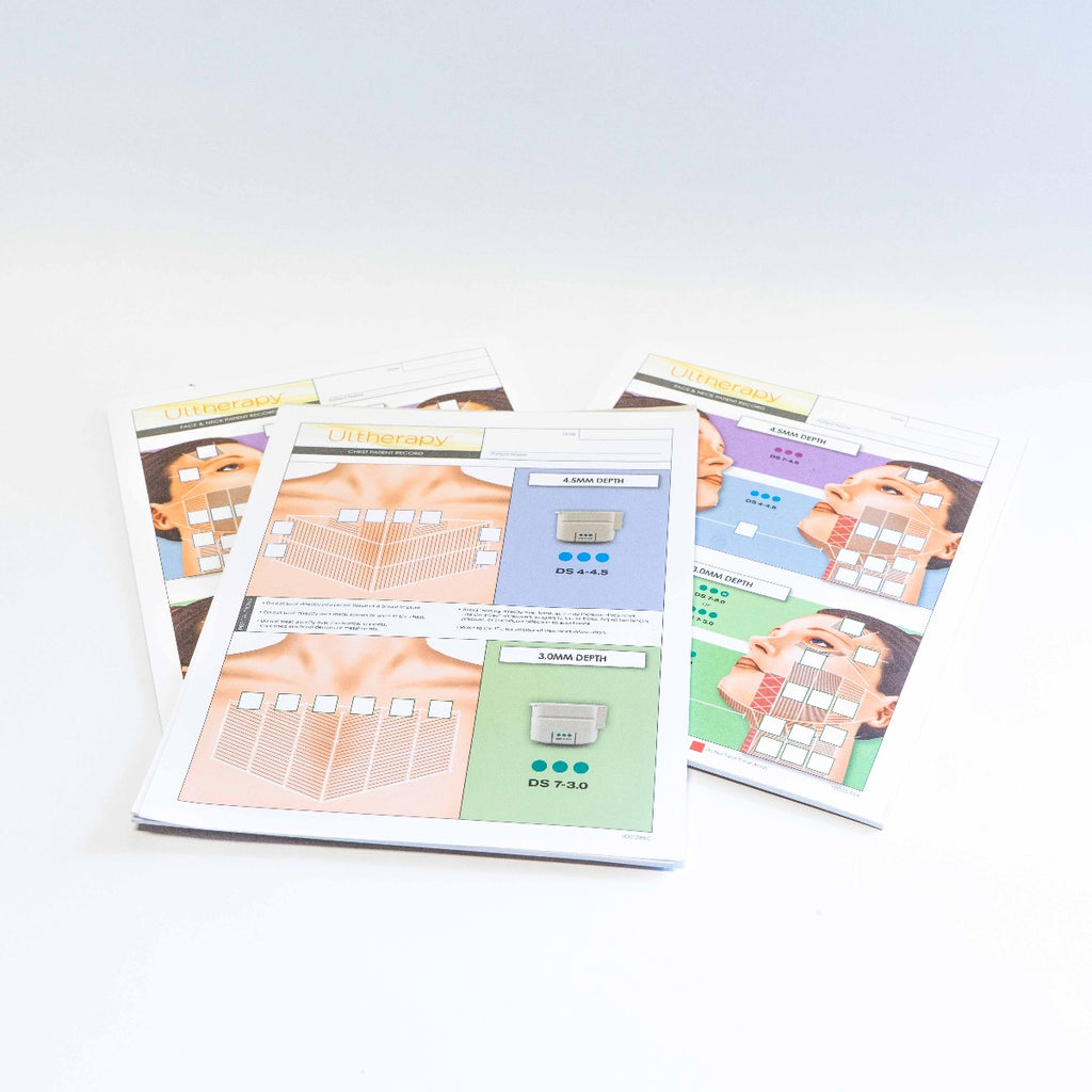 Ulthera Ultherapy - Chest / Face & Neck Patient Record Information Forms