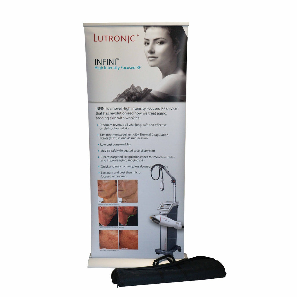 LUTRONIC INFINI - 6 Foot Foldable Marketing Banner - INFINI System Information