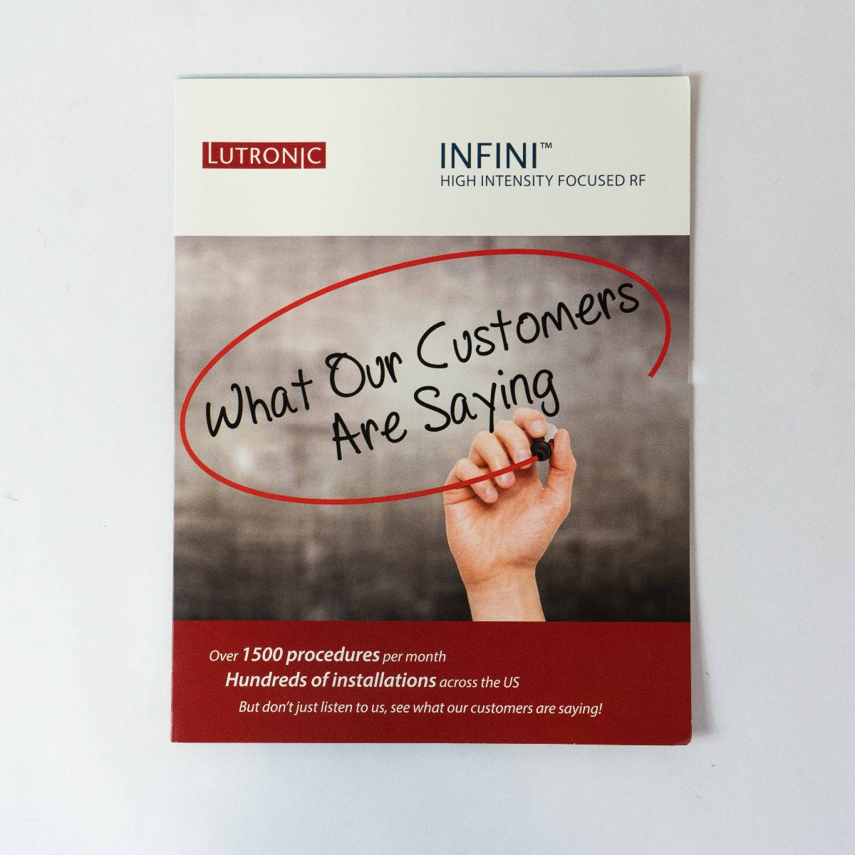 Lutronic INFINI High Intensity Focused RF Customer Testimony & Anecdote Booklet