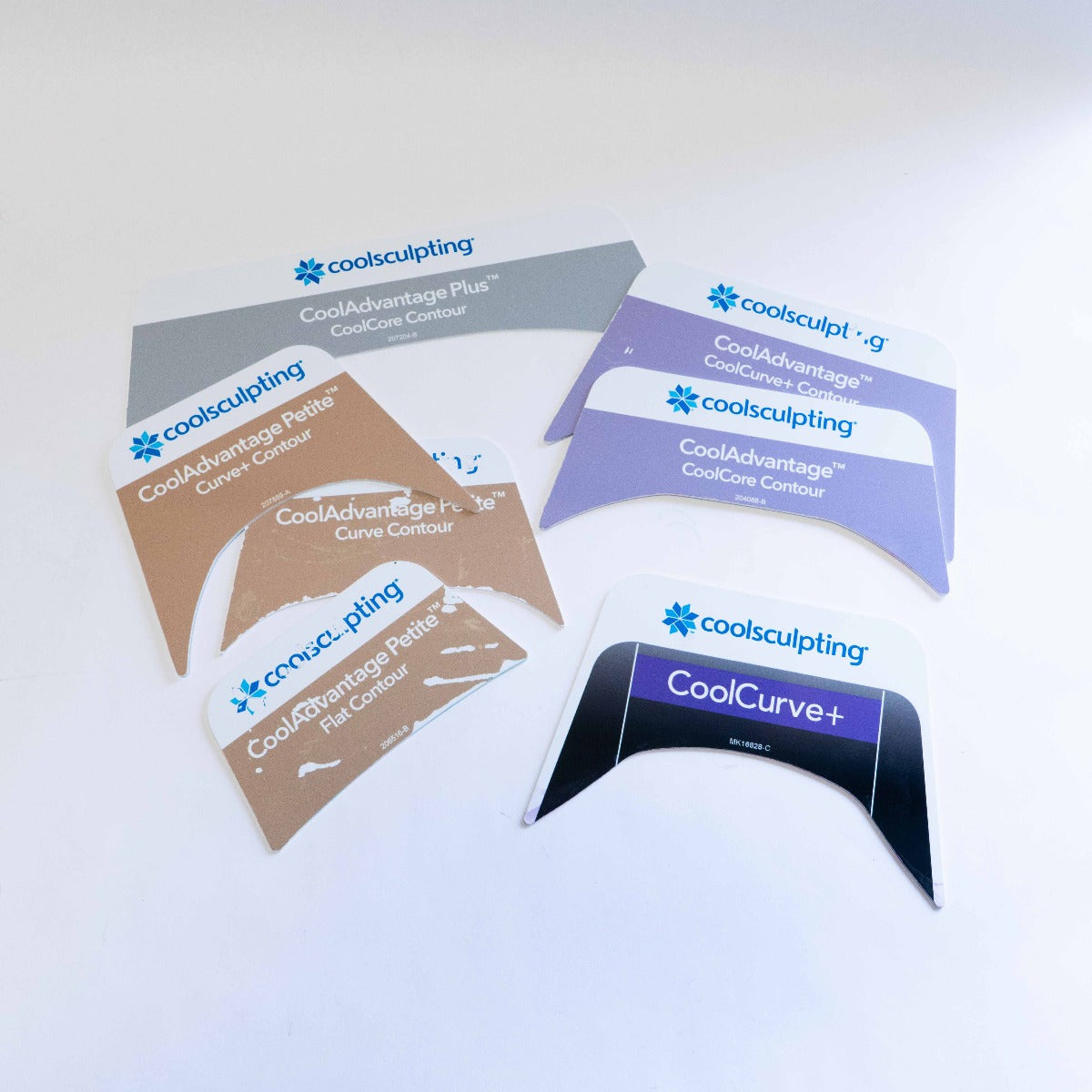 Zeltiq Cool Sculpting Cool Advantage Various Contour Card Gauges - MIXED LOT