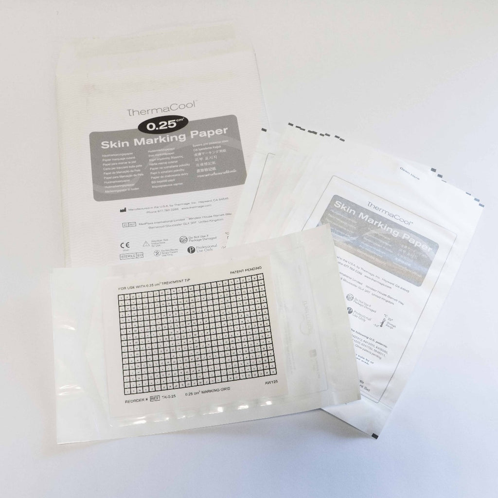 ThermaCool 0.25cm² Skin Marking Paper - Thermage TK-0.25 - 11 Single Patient Sheets