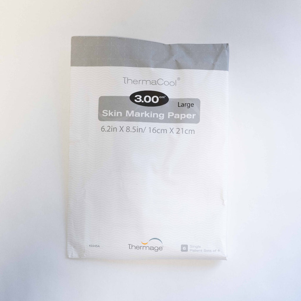 ThermaCool 3.00cm LARGE Skin Marking Paper - tk-3.00-L - 6 Single Patient Sets of 4