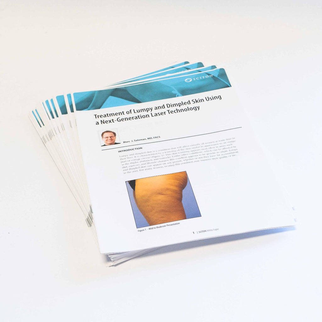Sciton - Treatment of Lumpy and Dimpled Skin - Case Study / Information Booklet