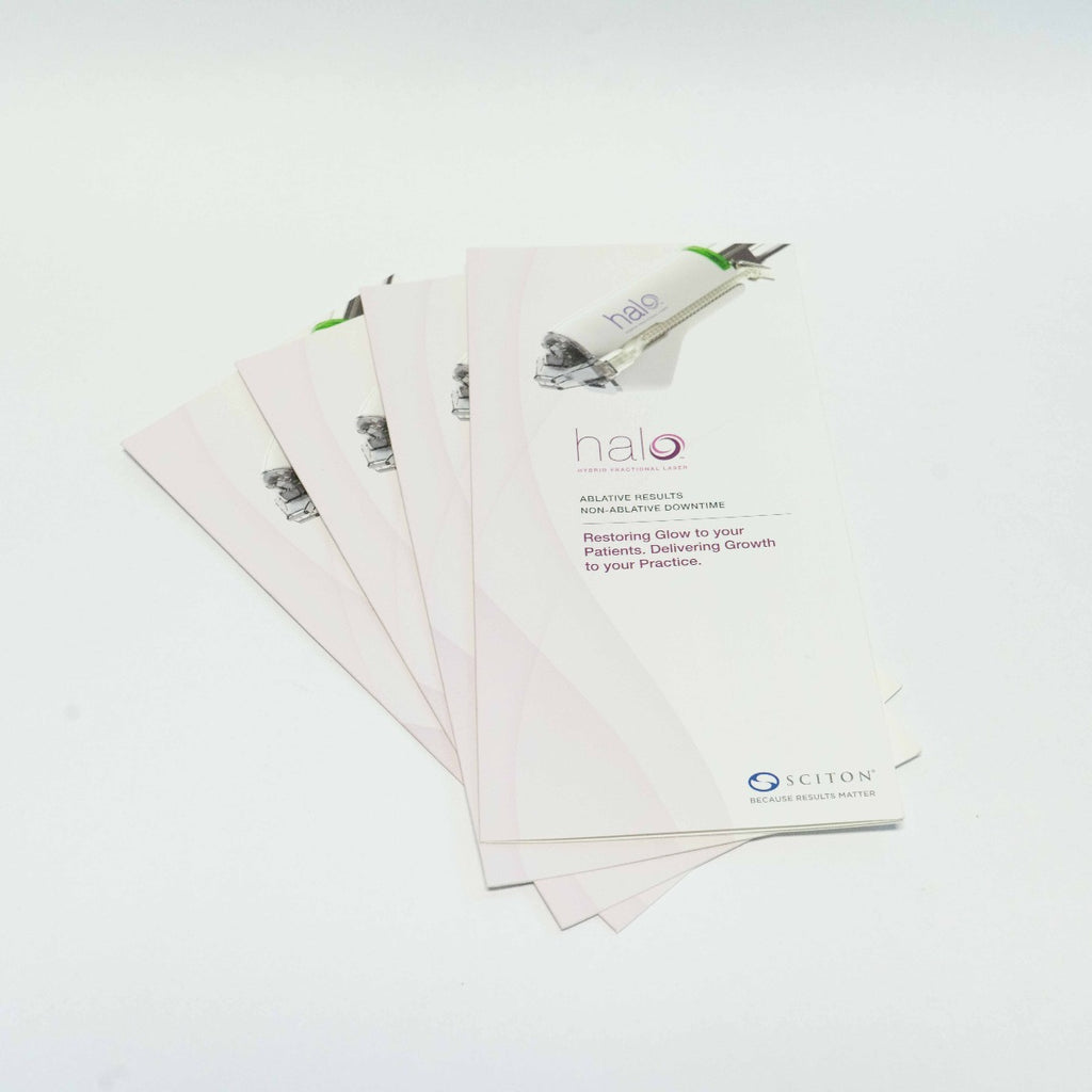2018 Sciton Halo Platform Information & Marketing Foldout Brochure - 2600-029-21