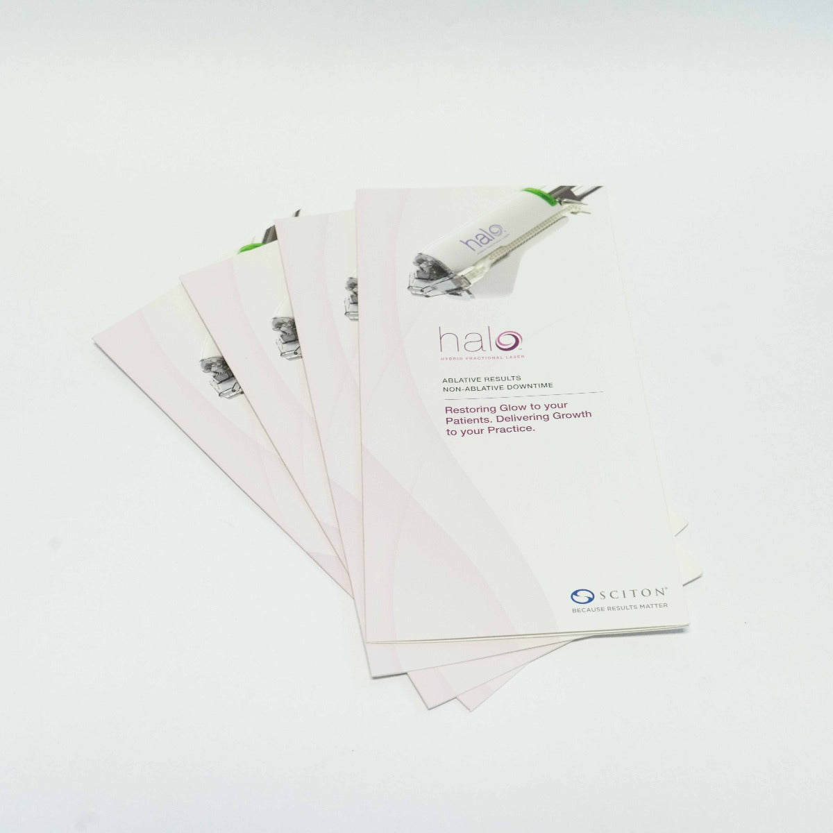 2018 Sciton Halo Platform Information & Marketing Foldout Brochure - 2600-029-21