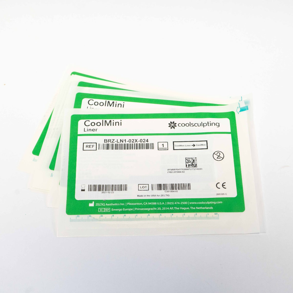 Zeltiq CoolSculpting CoolMini Liner BRZ-LN1-02X-024 CoolMax (Qty 7) Exp: 02-21