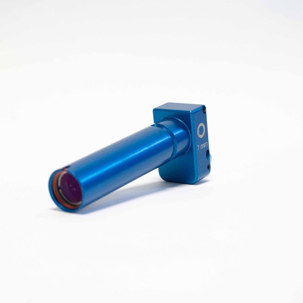Candela VBeam Pulsed Dye V Beam Laser Handpiece Optics Lens Slider Blue 7mm PDL