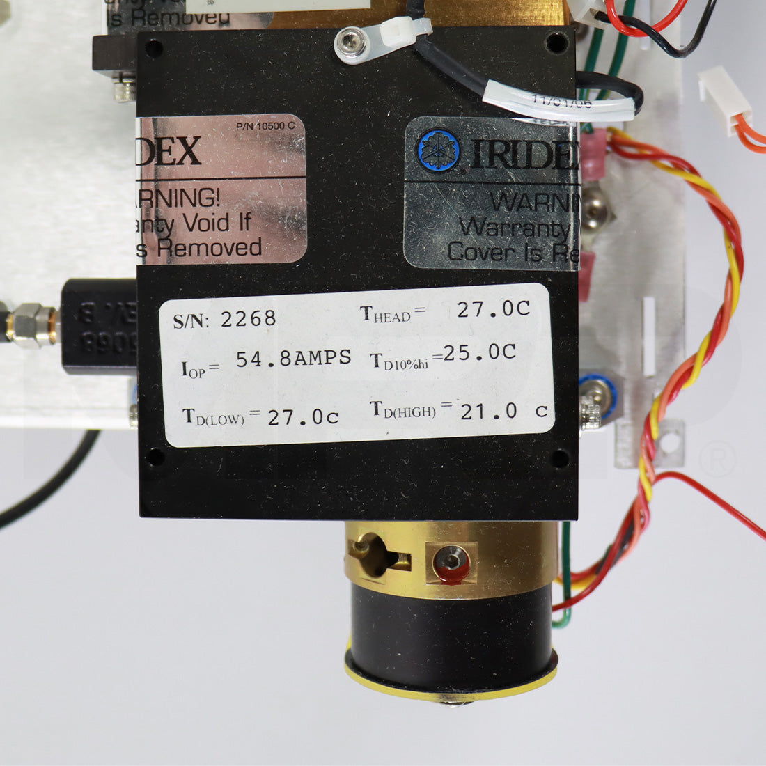 Iridex Varilite Laser Deck w/ Fans Cavity Assembly Chamber Top PCB Board Board Assembly AS-IS