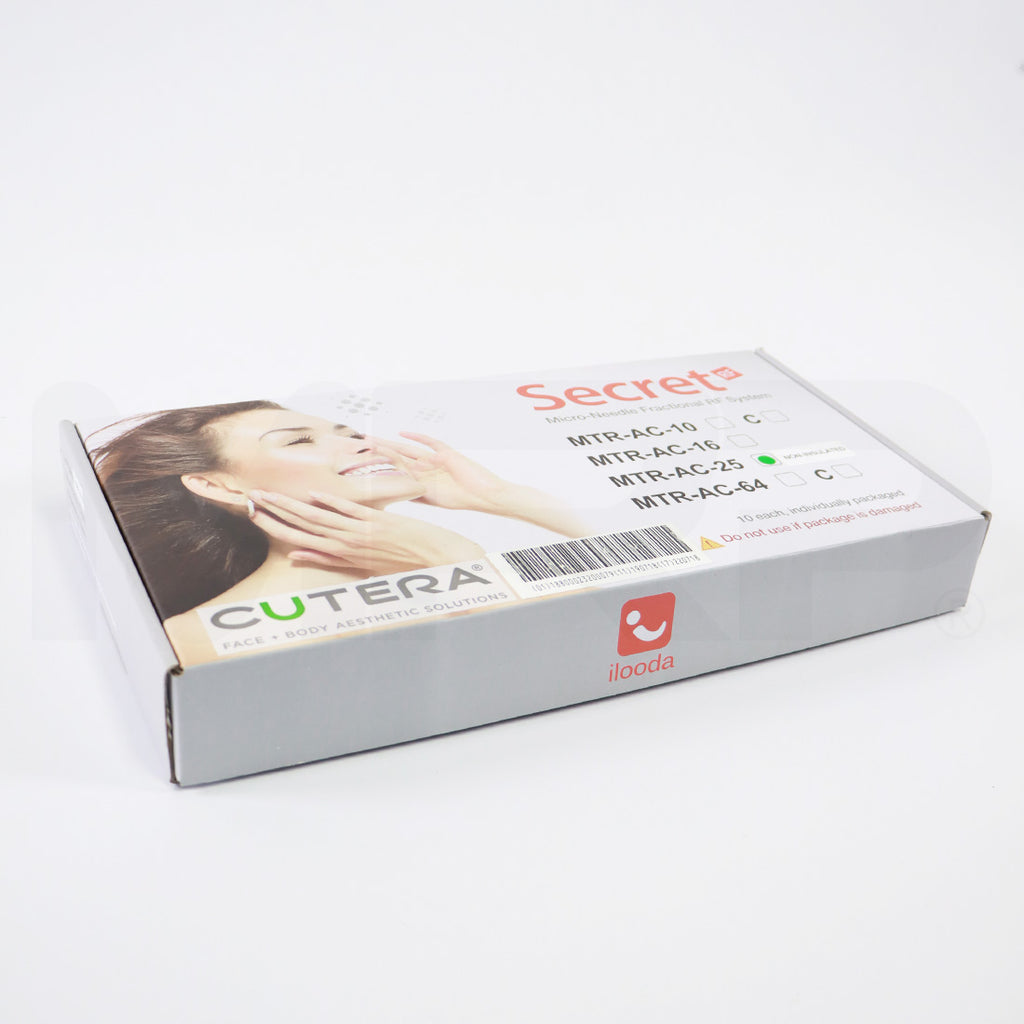 Cutera SecretRF Tips 25-Pin MTR-AC-25 Non Insulated - 10 Pack - Expired