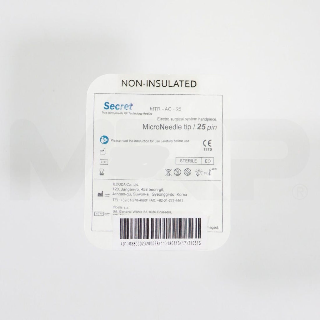 Ilooda SecretRF Tips 25-Pin MTR-AC-25 Non Insulated, Single - Expired