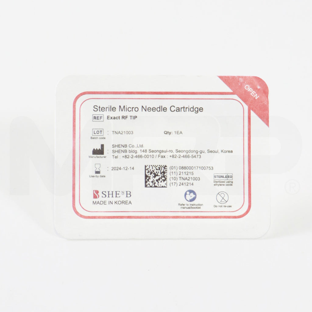 ShenB VirtueRF Exact RF Tip II Micro Needle Cartridge Exp 12/2024 - Single Tip