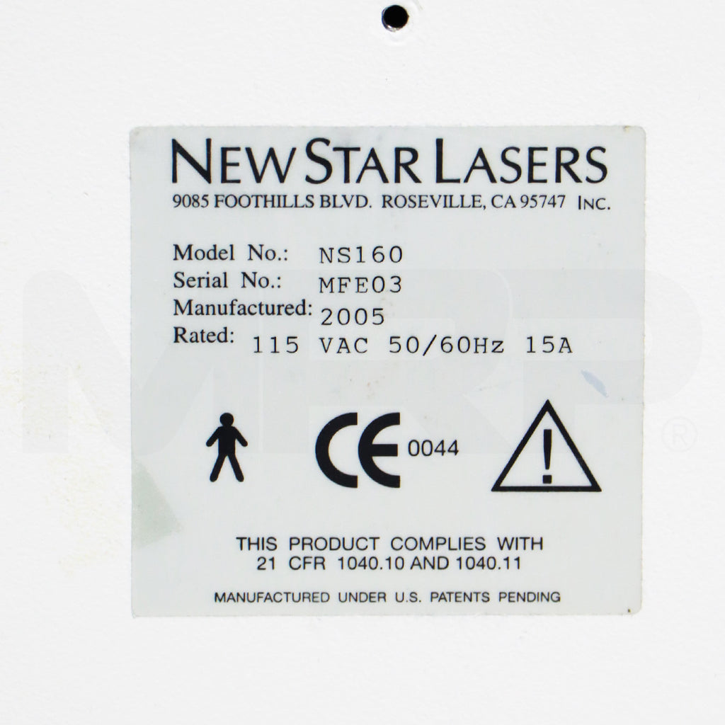2005 NewStar CoolTouch CT EV Laser Skin Rejuvenation System