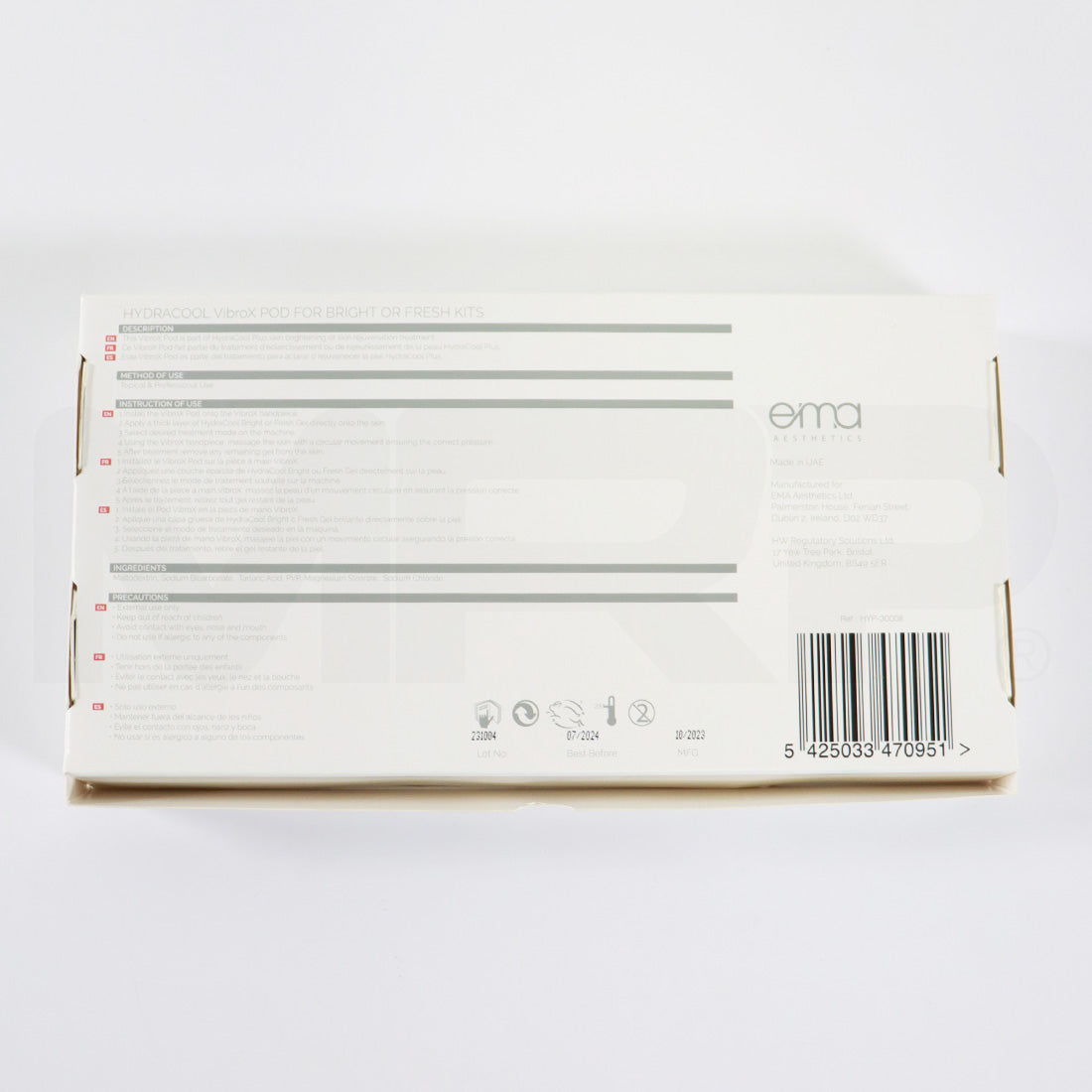 EMA Aesthetics Global SRS VibroX Pod Microdermabrasion Capsule 4 Pack EXP 07/2024