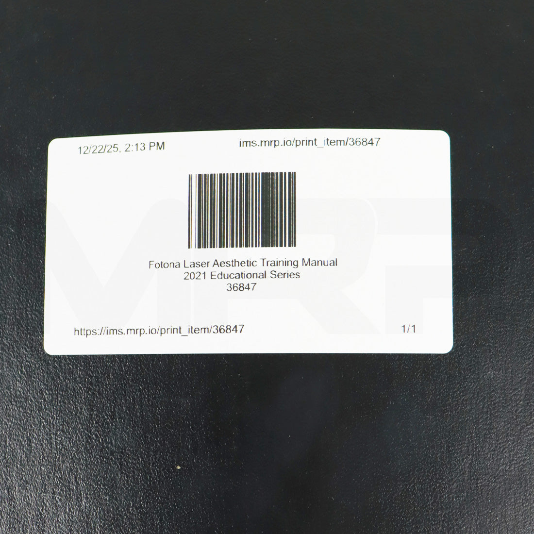 Fotona Laser Aesthetic Training Manual 2021 Educational Series