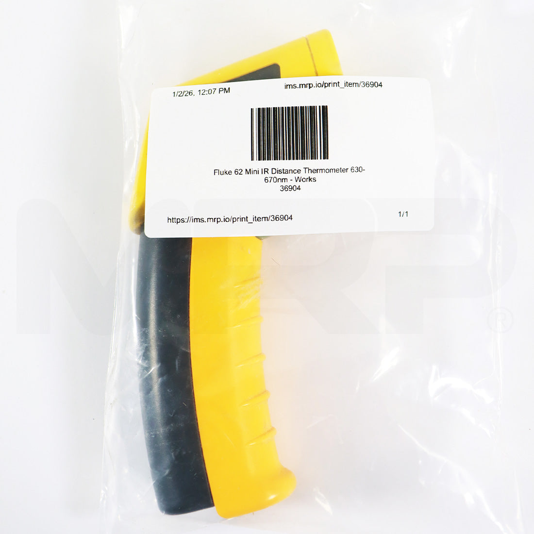 Fluke 62 Mini Infrared Thermometer IR -30 to 500C 10:1 Distance Spot Ratio