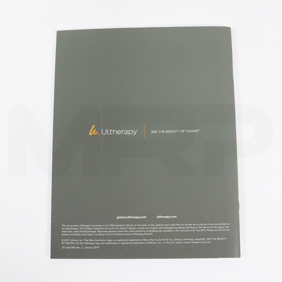Merz Aesthetics Ultherapy SPT See. Plan. Treat Workbook 1011063TRN Rev. C 2019
