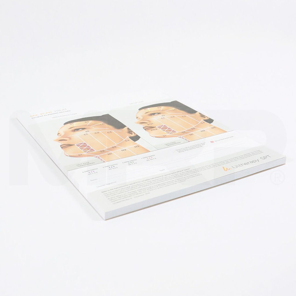 Ultherapy See. Plan. Treat. Patient Planning Record 1010894TRN Rev B. x45 Sheets