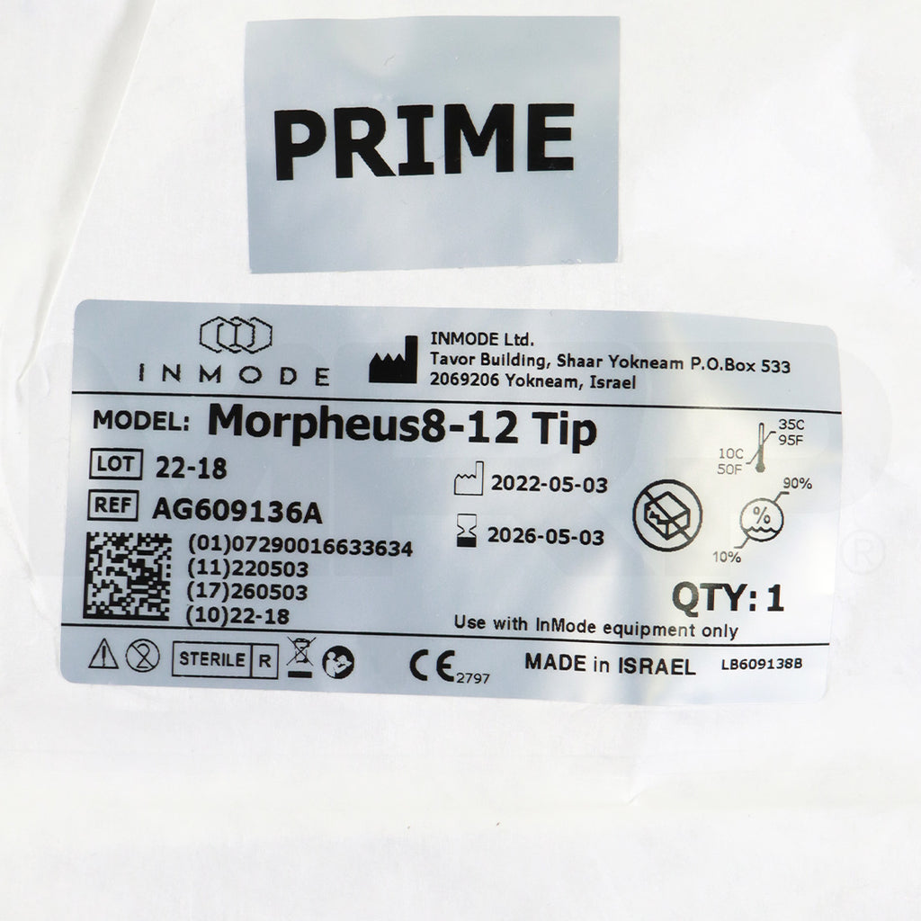 InMode Morpheus8-12 RF Microneedling Tip AG609136A, EXP 05/2026 Single
