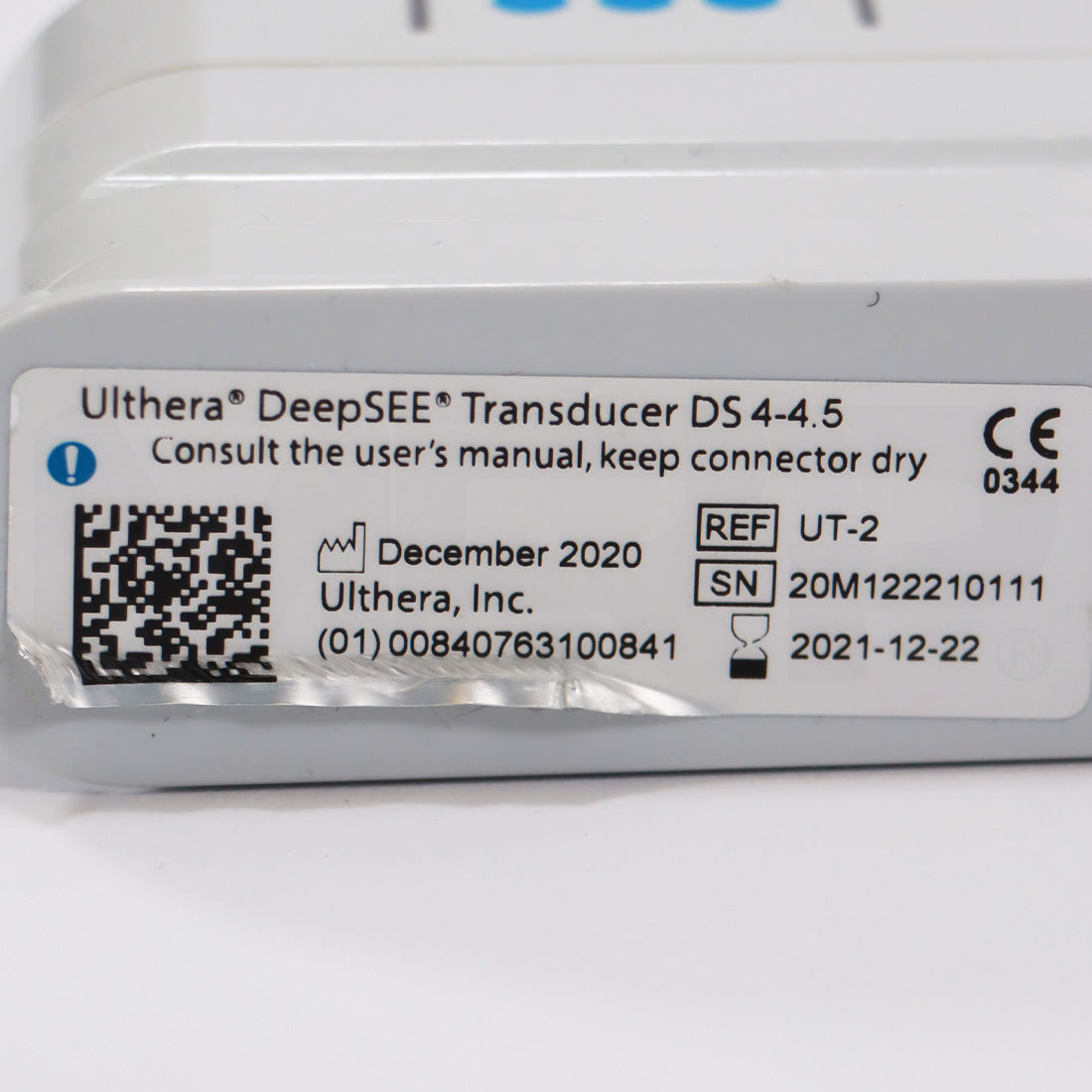 Ulthera DeepSEE Transducer Blue DS 4-4.5 1988 Lines 12/2021