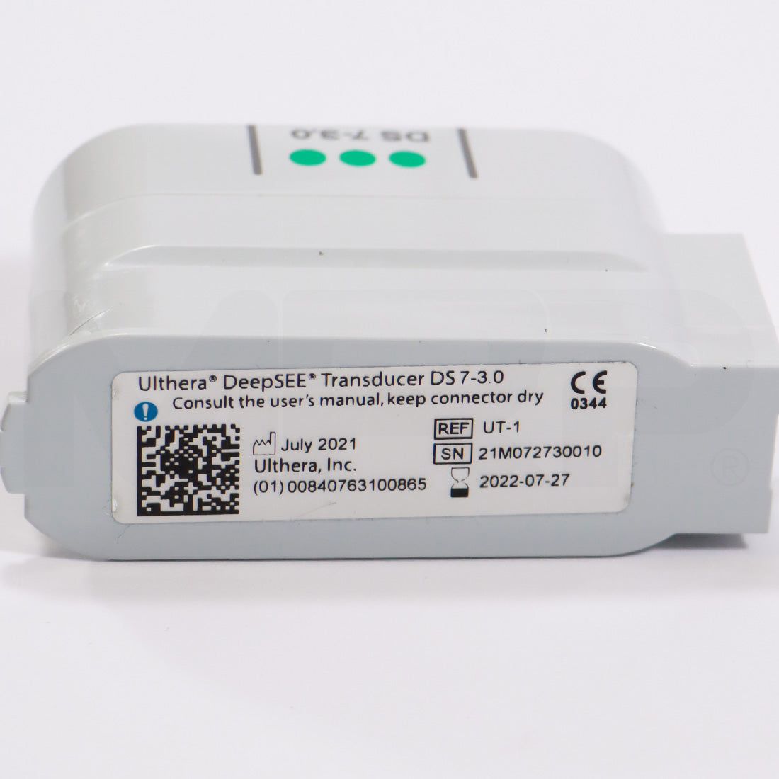 Ulthera DeepSEE Transducer Green DS 7-3.0 1897 Lines 07/2022